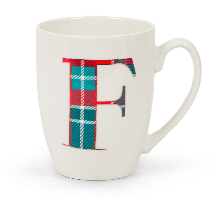 tableware/mugs-cups/coincasa-porcelain-mug-tartan-letter-7457009