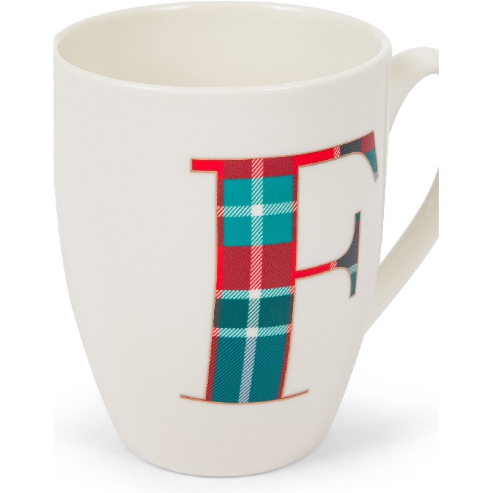tableware/mugs-cups/coincasa-porcelain-mug-tartan-letter-7457009
