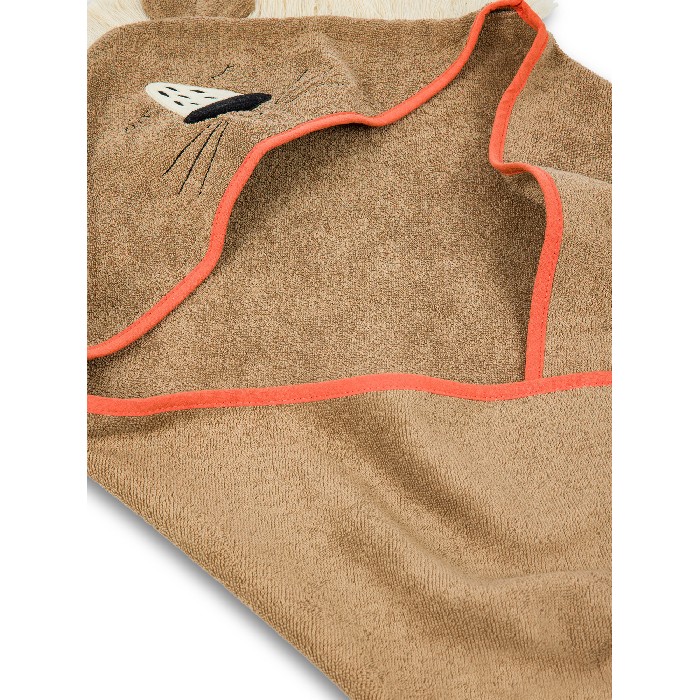 home-textiles/bath-linen-towels/coincasa-baby-towel-with-lion-hood-in-pure-cotton-one-towel-only