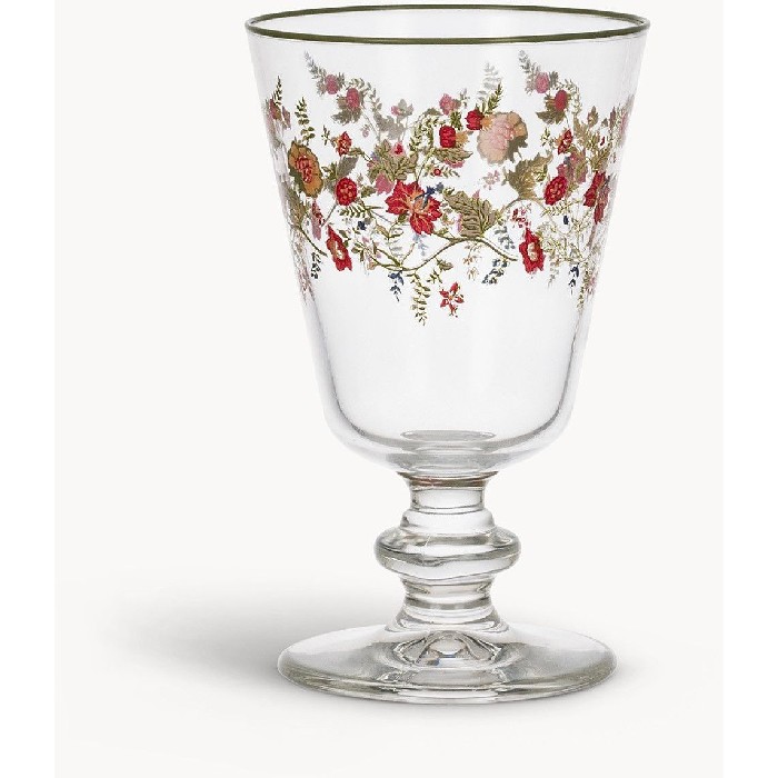 tableware/glassware/coincasa-glass-goblet-with-flower-motif-7462662