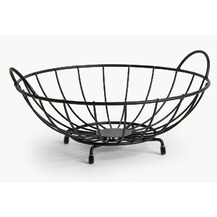 tableware/centrepieces-fruit-bowls/coincasa-black-wire-basket-7467166
