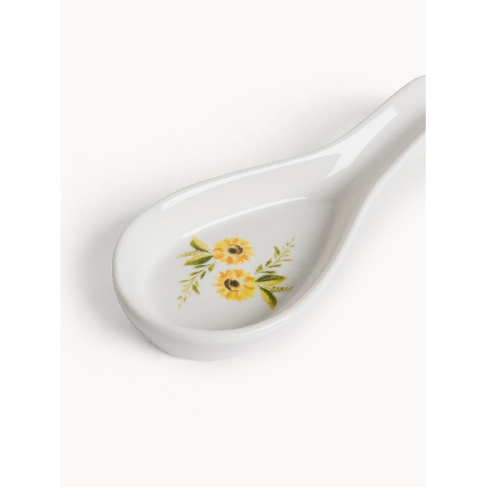 kitchenware/utensils/coincasa-new-bone-china-ladle-holder-with-sunflower-motif