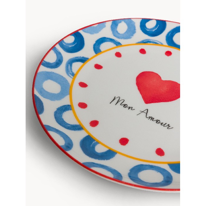tableware/plates-bowls/coincasa-new-bone-china-fruit-plate-mon-amour