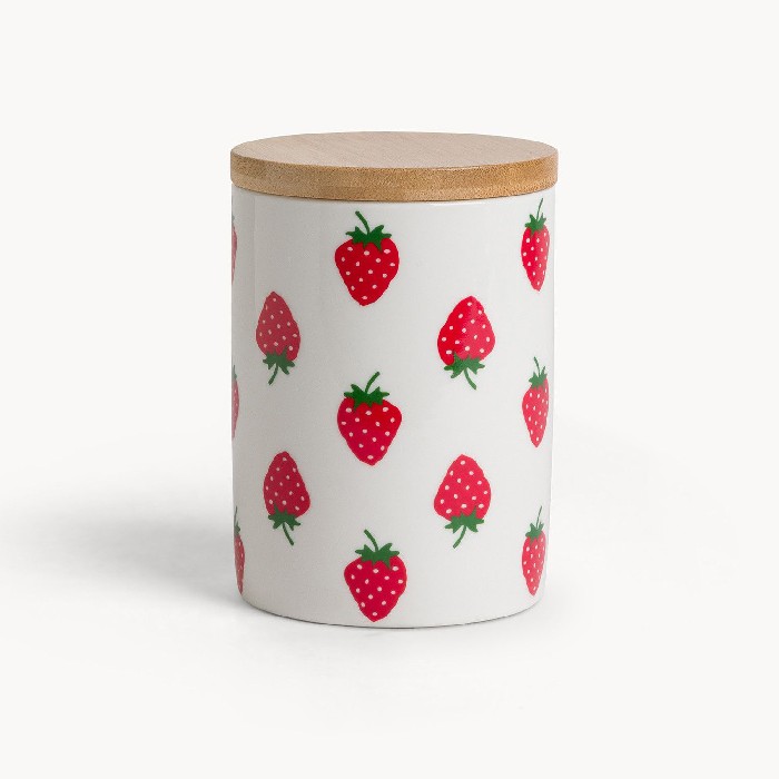 kitchenware/food-storage/coincasa-new-bone-china-jar-with-strawberry-motif