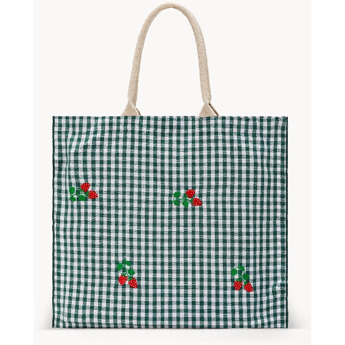household-goods/shopping-trolleys-bags/coincasa-vigny-cotton-shopper-with-strawberry-embroidery