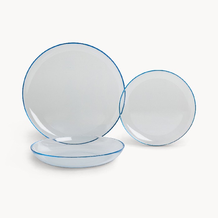 tableware/plates-bowls/coincasa-set-of-18-coupe-glass-plates