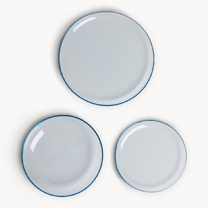 tableware/plates-bowls/coincasa-set-of-18-coupe-glass-plates