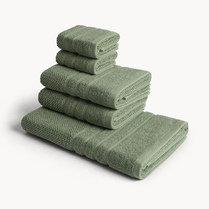 home-textiles/bath-linen-towels/coincasa-set-of-5-plain-cotton-terry-towels-7467723