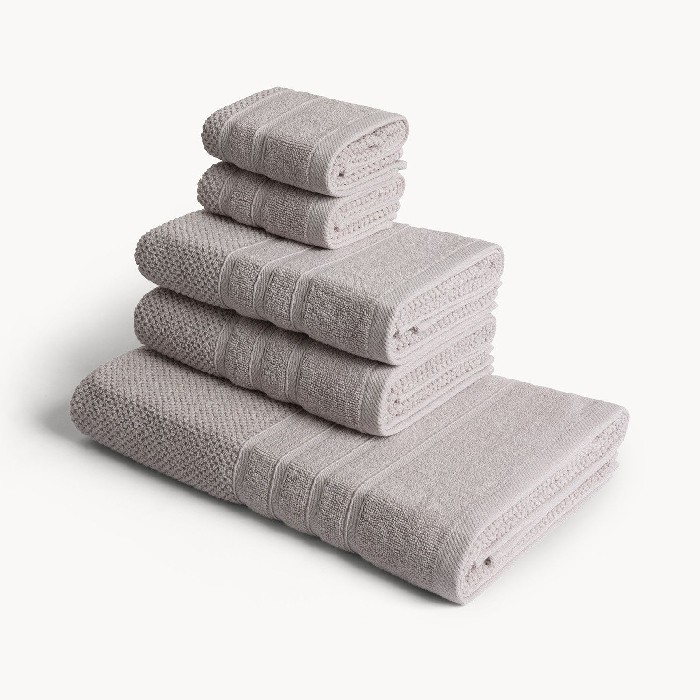 home-textiles/bath-linen-towels/coincasa-set-of-5-plain-cotton-terry-towels-7467730