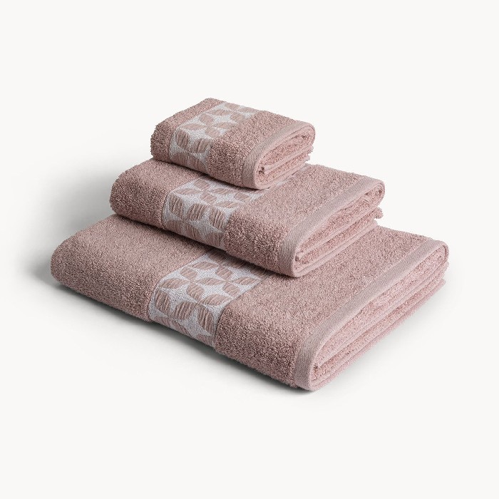 home-textiles/bath-linen-towels/coincasa-pure-cotton-towel-with-geometric-pattern-one-towel-only-7467744