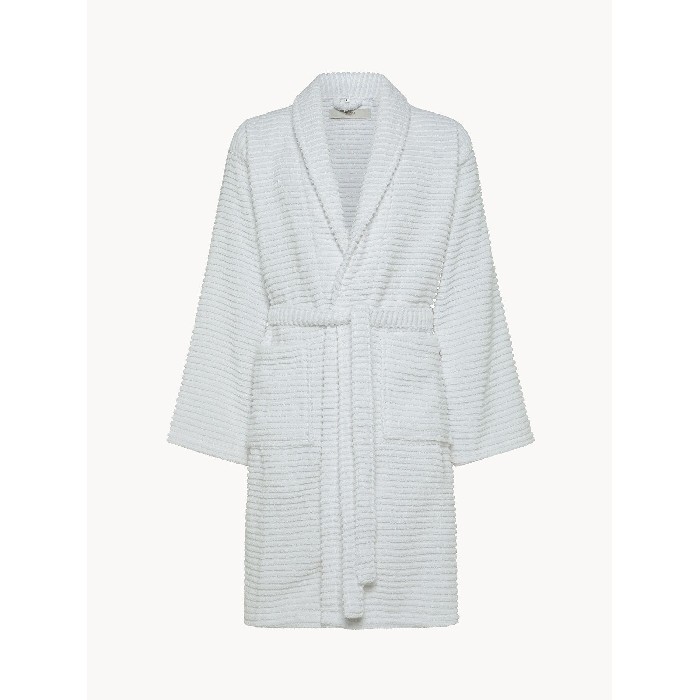 home-textiles/bathrobes-dressing-gowns/coincasa-zero-twist-striped-terry-bathrobe