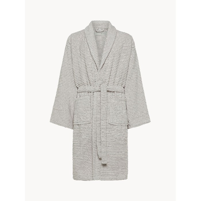home-textiles/bathrobes-dressing-gowns/coincasa-zero-twist-striped-terry-bathrobe-7467800