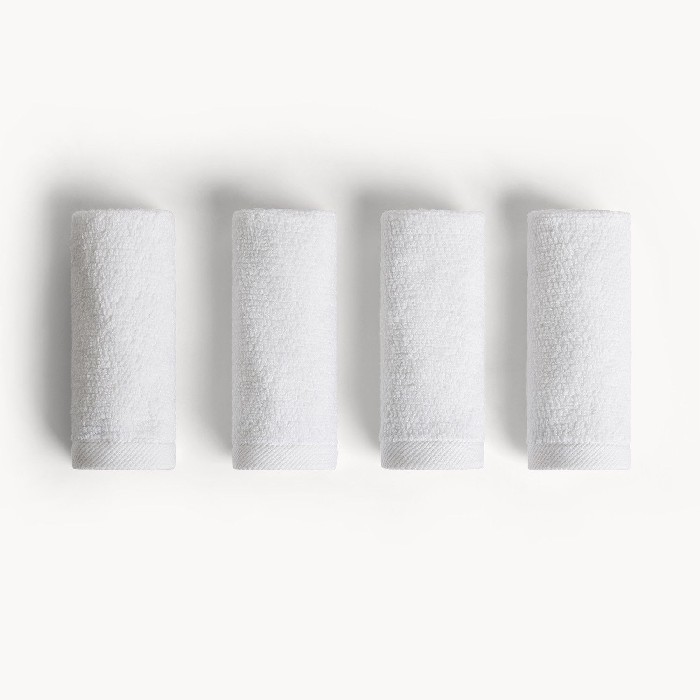 home-textiles/bath-linen-towels/coincasa-set-of-4-zero-twist-sponge-washcloths-solid-color-7467811