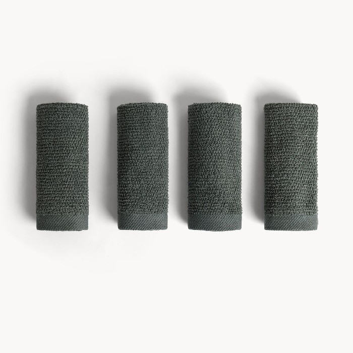 home-textiles/bath-linen-towels/coincasa-set-of-4-zero-twist-sponge-washcloths-solid-color-7467812