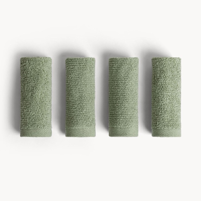 home-textiles/bath-linen-towels/coincasa-set-of-4-zero-twist-sponge-washcloths-solid-color-7467816