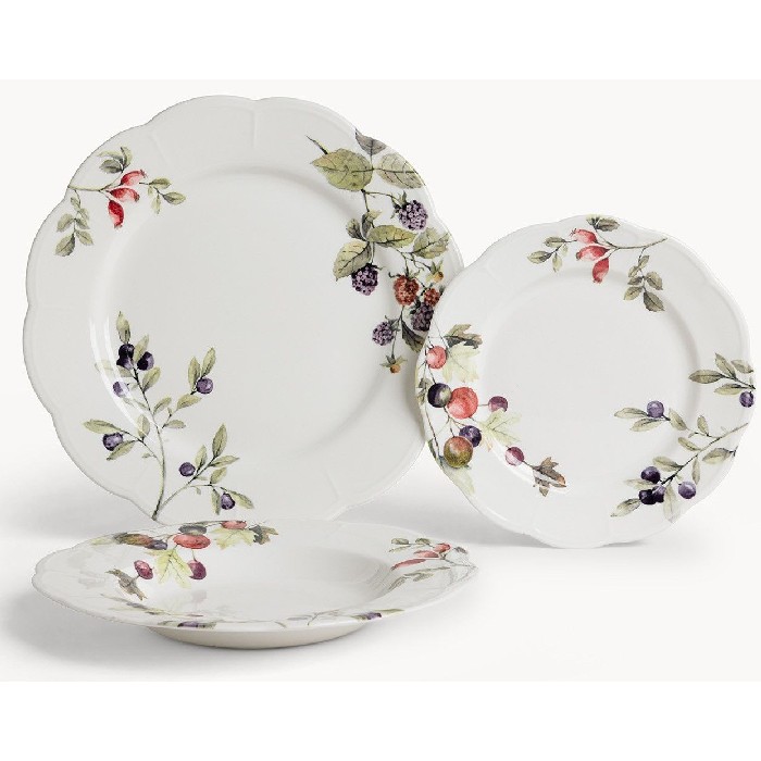 tableware/plates-bowls/coincasa-set-of-18-olives-ceramic-plates