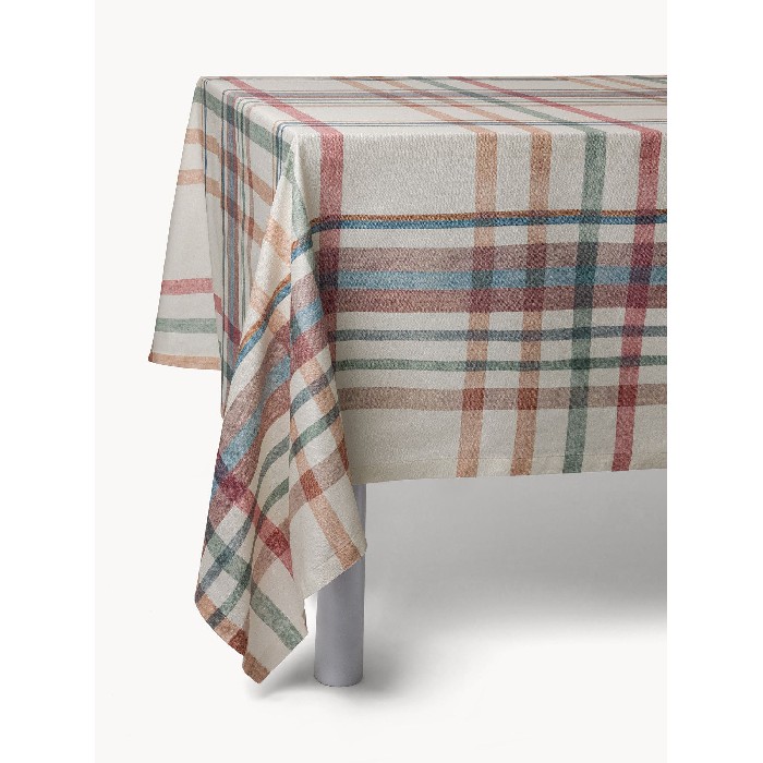 home-textiles/table-cloths-runners/coincasa-cotton-panama-tablecloth-with-checked-print