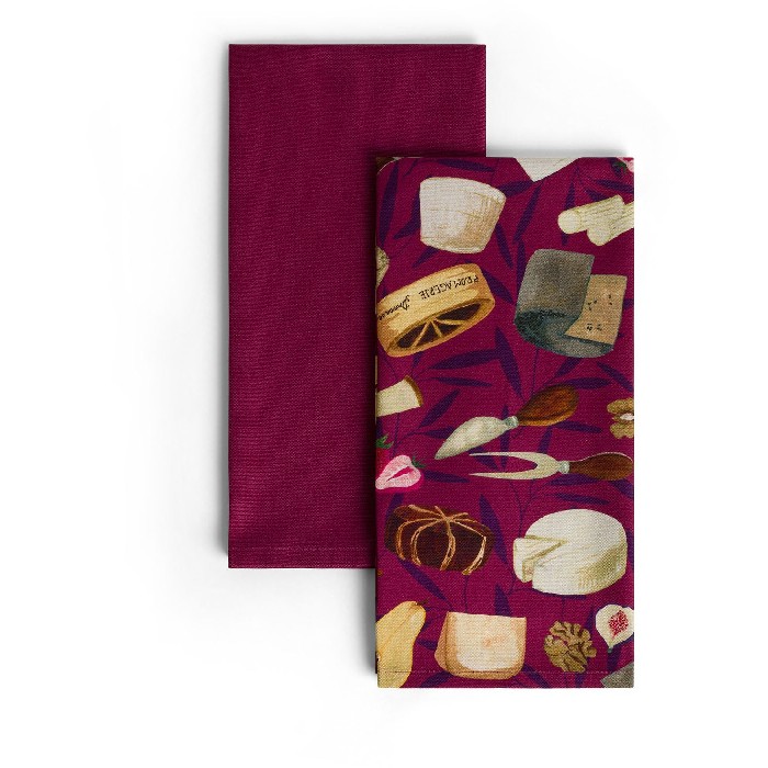 home-textiles/kitchen-textiles/coincasa-set-of-2-cotton-panama-tea-towels-with-cheese-print