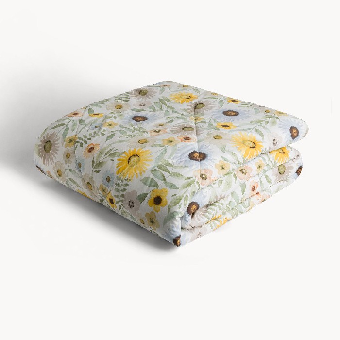 home-textiles/bed-sheets/coincasa-cotton-percale-sunflower-print-sheet-set