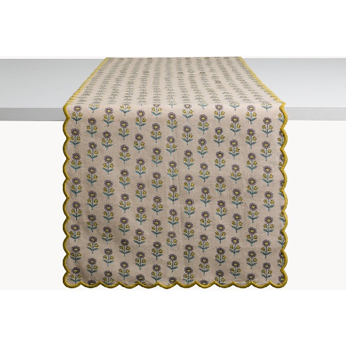 home-textiles/table-cloths-runners/coincasa-block-print-runner-with-contrasting-overlock