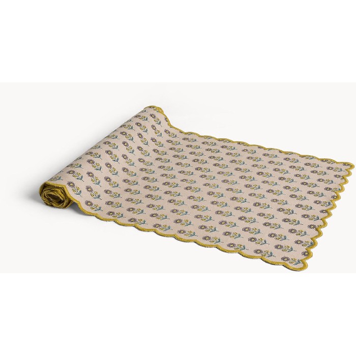 home-textiles/table-cloths-runners/coincasa-block-print-runner-with-contrasting-overlock