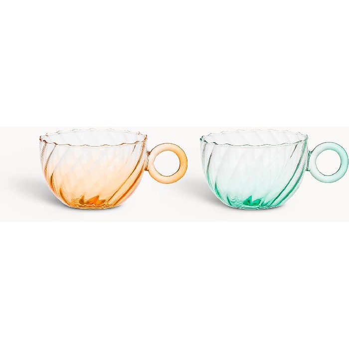 tableware/mugs-cups/coincasa-optical-effect-glass-tea-cup
