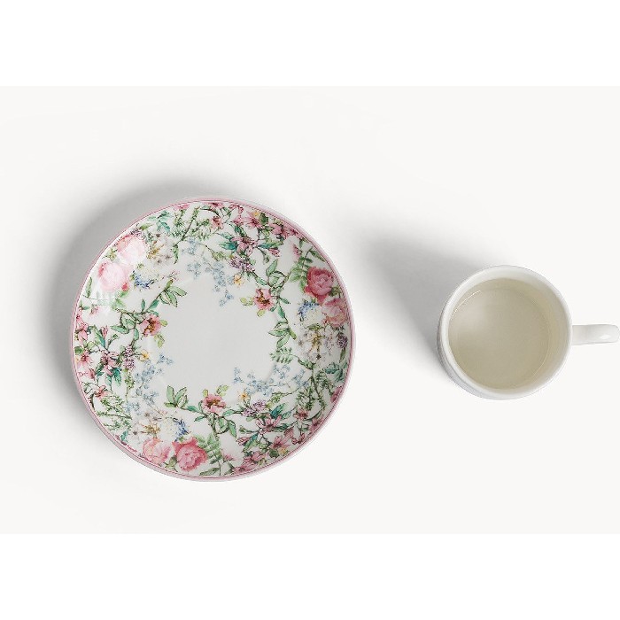 tableware/mugs-cups/coincasa-set-of-4-coffee-cups-in-new-bone-china-with-spring-decoration