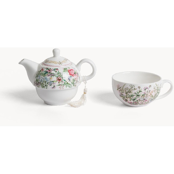 kitchenware/tea-coffee-accessories/coincasa-teapot-in-new-bone-china-with-spring-decoration-7468411