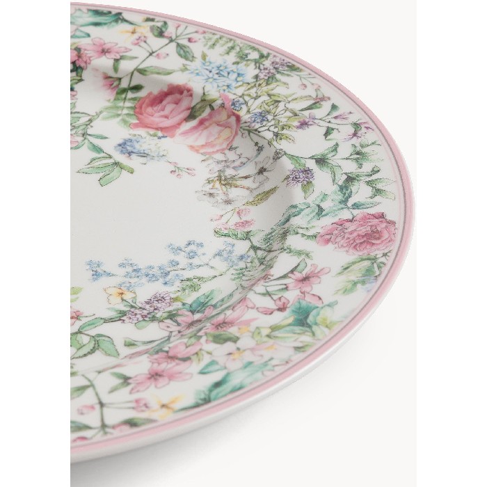 tableware/plates-bowls/coincasa-serving-plate-in-new-bone-china-with-spring-decoration