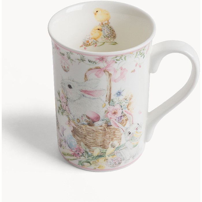 tableware/mugs-cups/coincasa-set-of-2-mugs-in-new-bone-china-with-rabbit-decoration
