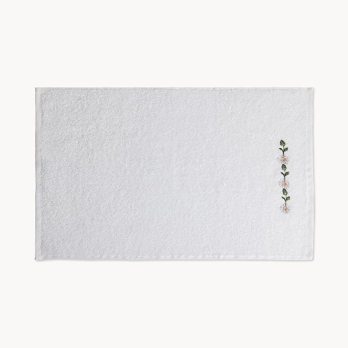 home-textiles/bath-linen-towels/coincasa-pure-cotton-towel-with-daisy-embroidery-one-towel-only