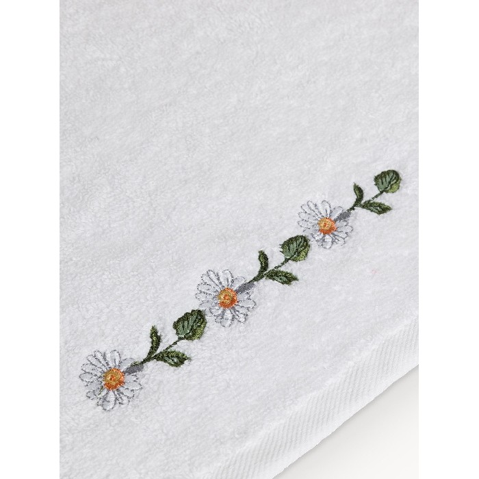 home-textiles/bath-linen-towels/coincasa-pure-cotton-towel-with-daisy-embroidery-one-towel-only