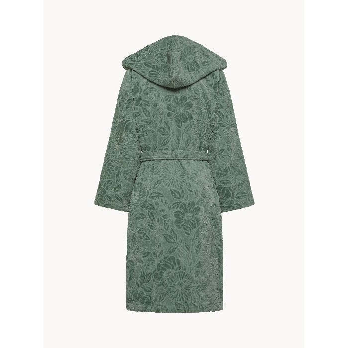 home-textiles/bathrobes-dressing-gowns/coincasa-cotton-velour-bathrobe-with-floral-design