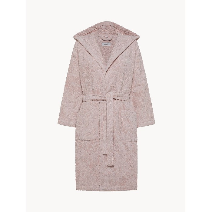 home-textiles/bathrobes-dressing-gowns/coincasa-cotton-velour-towel-with-floral-design