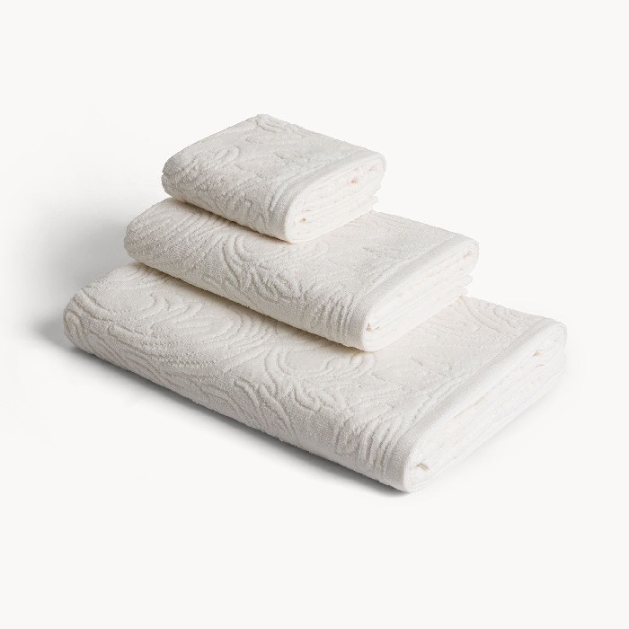 home-textiles/bath-linen-towels/coincasa-cotton-velour-towel-with-damask-work-one-towel-only