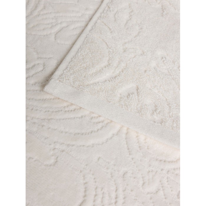 home-textiles/bath-linen-towels/coincasa-cotton-velour-towel-with-damask-work-one-towel-only