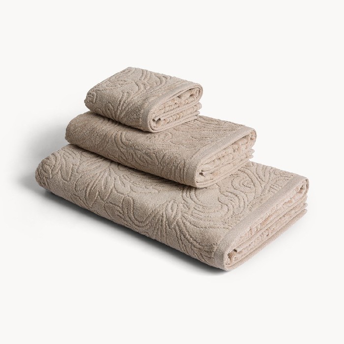 home-textiles/bath-linen-towels/coincasa-floral-work-cotton-velour-towel-with-damask-work-one-towel-only