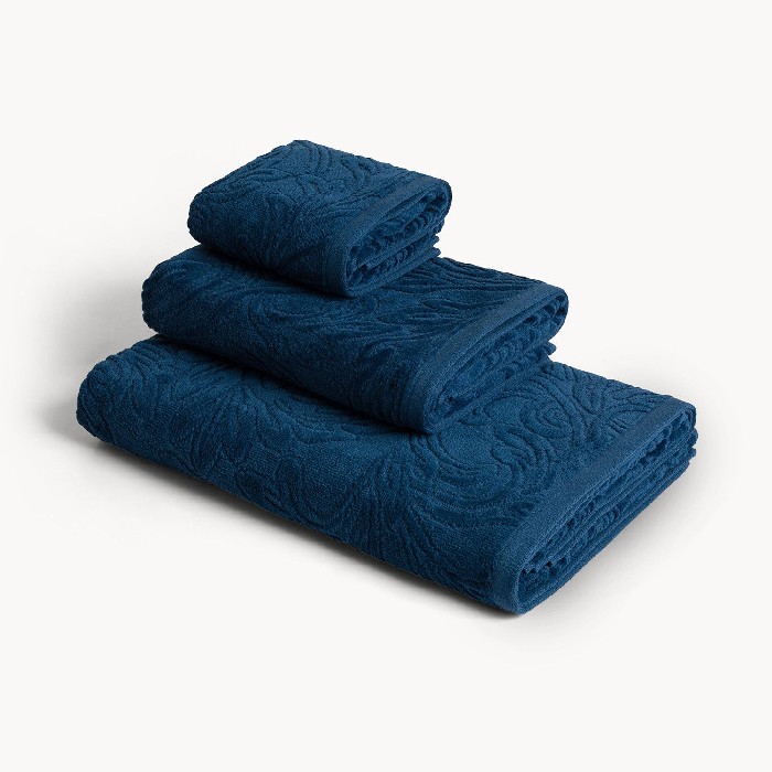 home-textiles/bath-linen-towels/coincasa-cotton-velour-towel-with-damask-work-one-towel-only-7468817