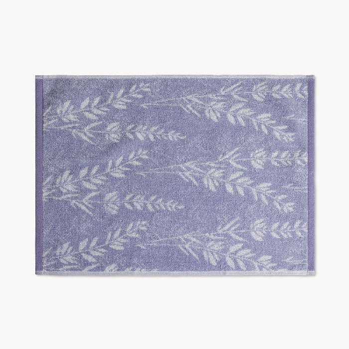 home-textiles/bath-linen-towels/coincasa-pure-cotton-yarn-dyed-towel-with-lavender-motif-one-towel-only