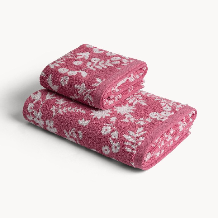 home-textiles/bath-linen-towels/coincasa-pure-cotton-yarn-dyed-towel-with-floral-pattern-one-towel-only-7468841