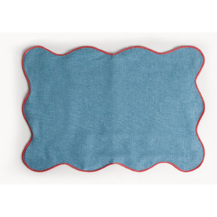 tableware/placemats-coasters-trivets/coincasa-cotton-placemat-with-scalloped-edges-and-overlock-7468923