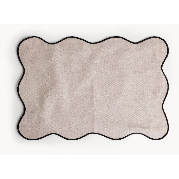 tableware/placemats-coasters-trivets/coincasa-cotton-placemat-with-scalloped-edges-and-overlock-7468926