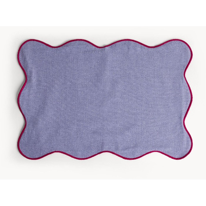 tableware/placemats-coasters-trivets/coincasa-cotton-placemat-with-scalloped-edges-and-overlock-7468930