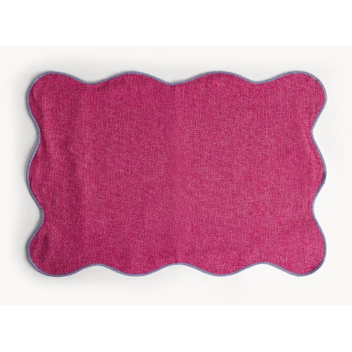 tableware/placemats-coasters-trivets/coincasa-cotton-placemat-with-scalloped-edges-and-overlock-7468931