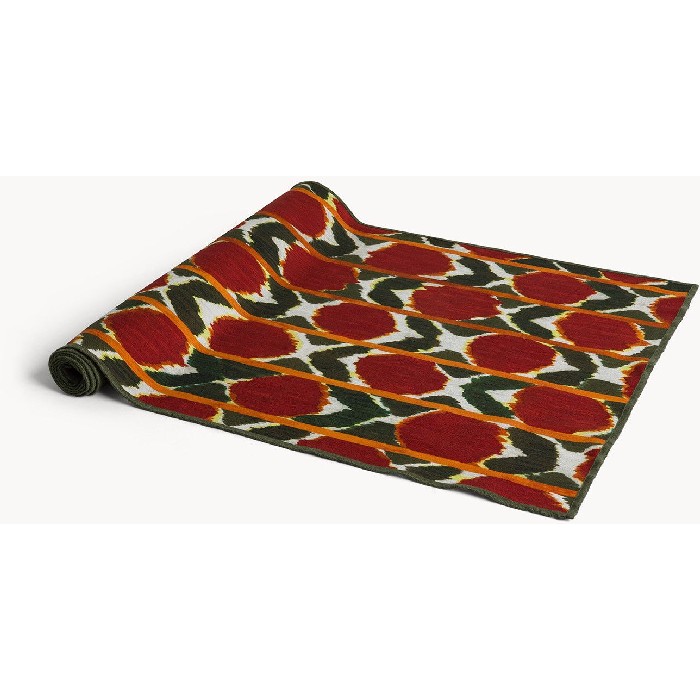 home-textiles/table-cloths-runners/coincasa-pure-cotton-panama-runner-with-ikat-print
