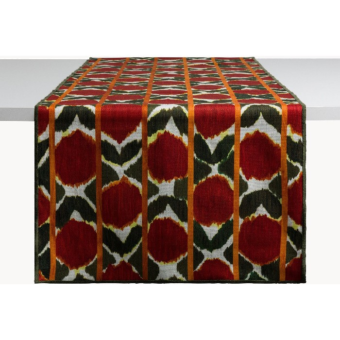 home-textiles/table-cloths-runners/coincasa-pure-cotton-panama-runner-with-ikat-print