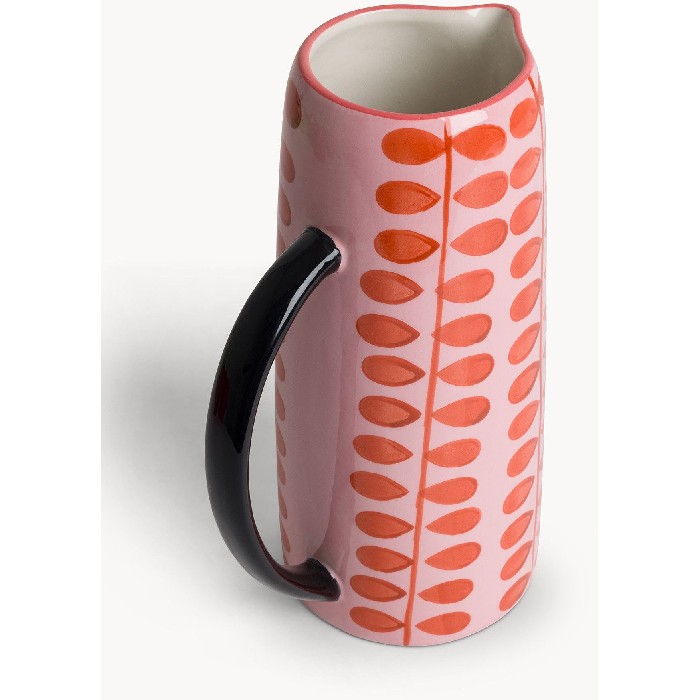 tableware/carafes-jugs-bottles/coincasa-ceramic-carafe-with-flower-motif-7469572