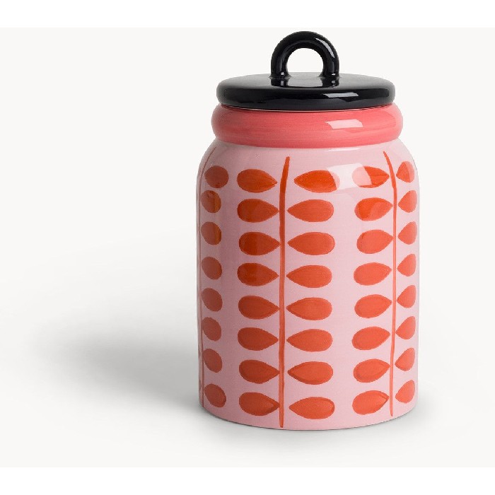kitchenware/food-storage/coincasa-ceramic-jar-with-flower-motif-7469574