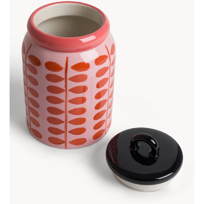 kitchenware/food-storage/coincasa-ceramic-jar-with-flower-motif-7469574