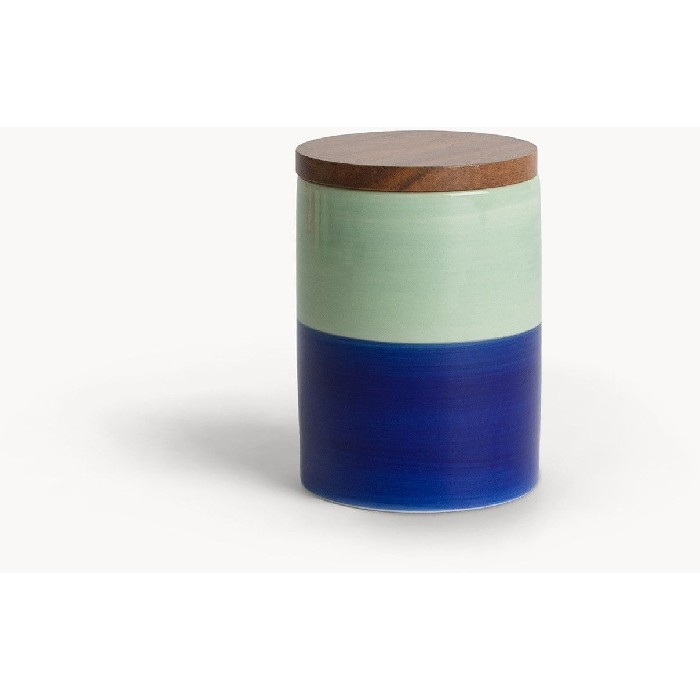 kitchenware/food-storage/coincasa-striped-ceramic-jar-7469580